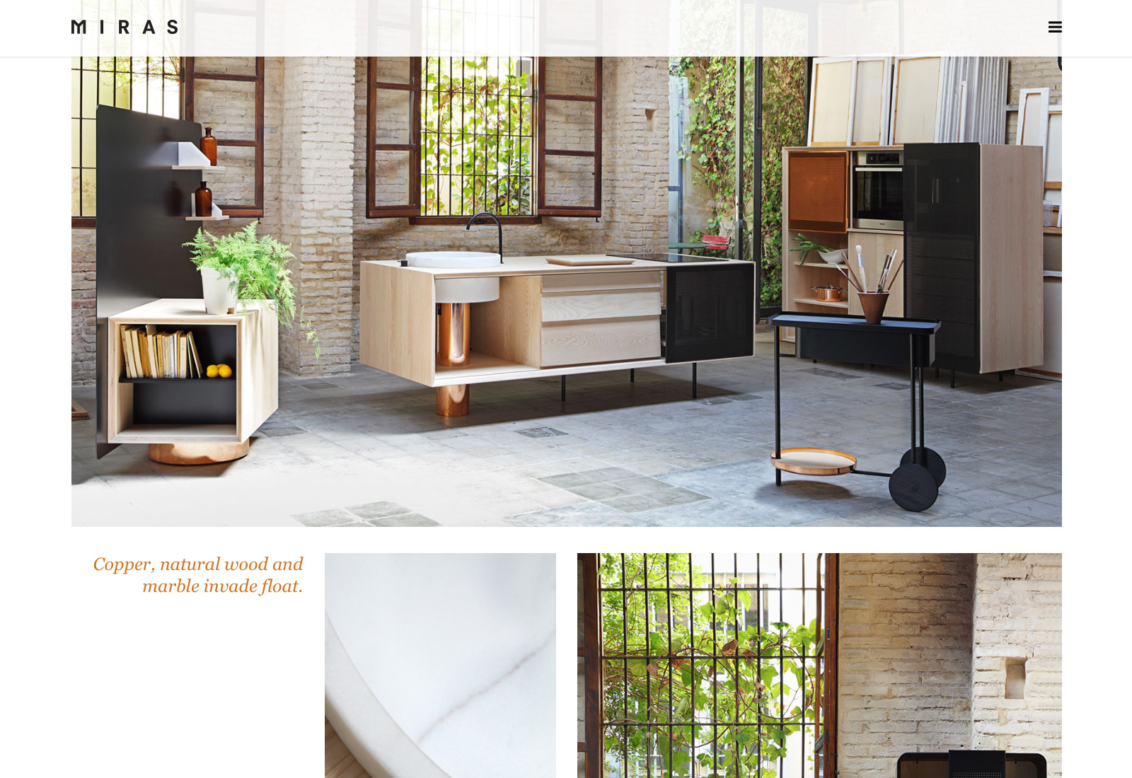 Float - A kitchen designed by Mut Design for Miras Editions