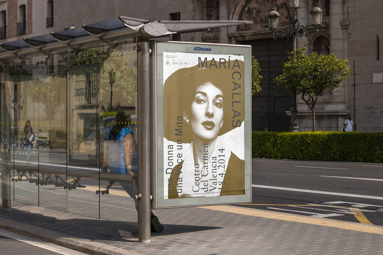 Maria Callas - Diseño gráfico y identidad visual para la exposición monográfica sobre Maria Callas en el Centro del Carmen de Valencia